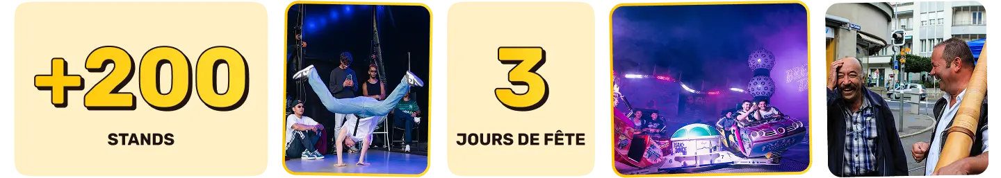 Braderie d’Aigle, 200 stands, 3 jours de fête, animations, manèges et ambiance conviviale en centre-ville